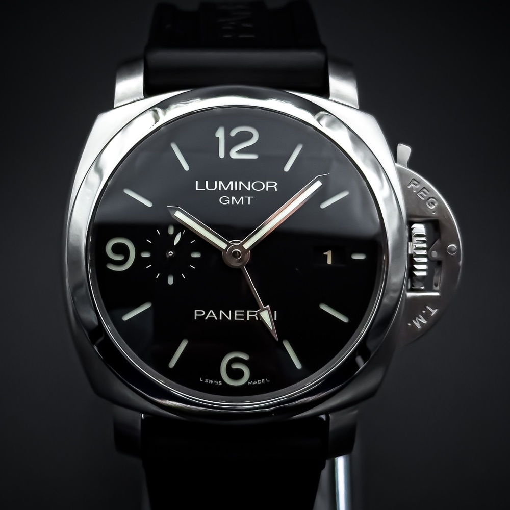 Panerai Luminor 1950 3 Days GMT 44mm steel PAM 00320 Full Set with B+P